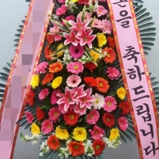과천 축하화환 스탠드화환